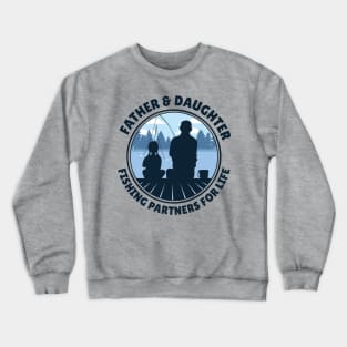 Father Daughter Fishing Crewneck Sweatshirt